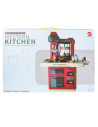 Play set bucatarie, cu lumina si sunet, roz,ROB-858B