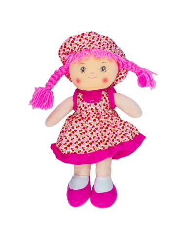 Papusa din material textil, 40 cm,ROB-102