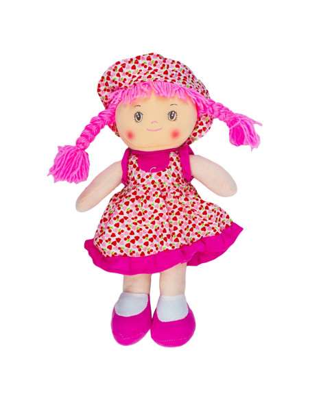 Papusa din material textil, 40 cm,ROB-102
