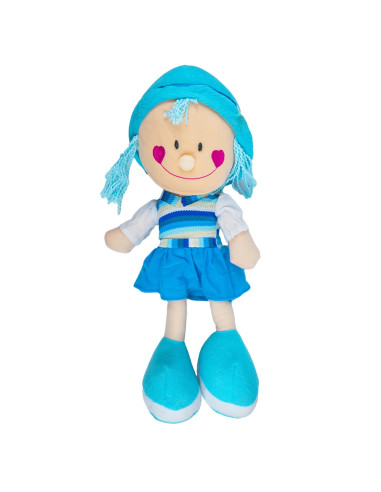 Papusa din material textil, 40 cm,ROB-102