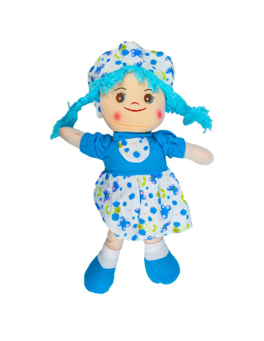 Papusa din material textil, 40 cm,ROB-102