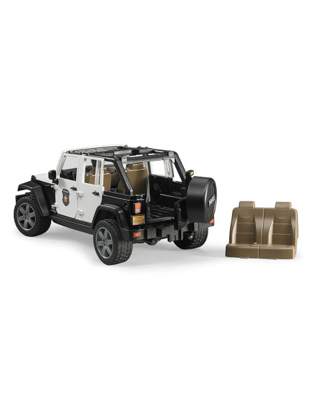 Bruder - Jeep Wrangler Unlimited Rubicon De Politie Cu Sirena