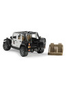 Bruder - Jeep Wrangler Unlimited Rubicon De Politie Cu Sirena