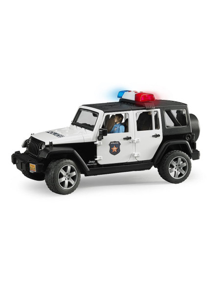 Bruder - Jeep Wrangler Unlimited Rubicon De Politie Cu Sirena