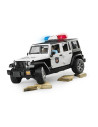 Bruder - Jeep Wrangler Unlimited Rubicon De Politie Cu Sirena