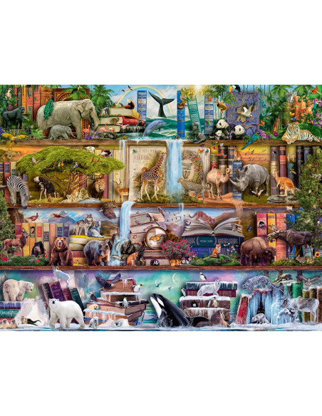 Puzzle Rafturile Cu Animale, 2000 Piese,RVSPA16652