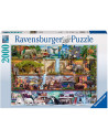 Puzzle Rafturile Cu Animale, 2000 Piese,RVSPA16652