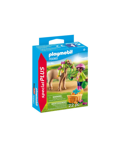 Playmobil - Figurina Fetita Cu Ponei,70060