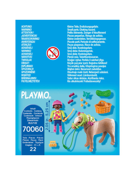 Playmobil - Figurina Fetita Cu Ponei,70060