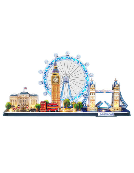 Cubic Fun - Puzzle 3D Led Londra 186 Piese,CUL532h