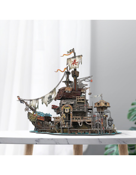 Cubic Fun - Puzzle 3D Nava Pirati 218 Piese,CUT4039h