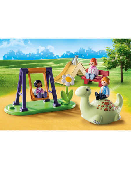 Playmobil - 1.2.3 Loc De Joaca Pentru Copii,71157