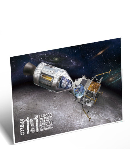 Cubic Fun - Puzzle Nasa - Modulul De Comanda Apollo 11, 1000