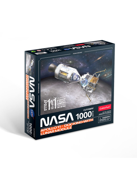 Cubic Fun - Puzzle Nasa - Modulul De Comanda Apollo 11, 1000
