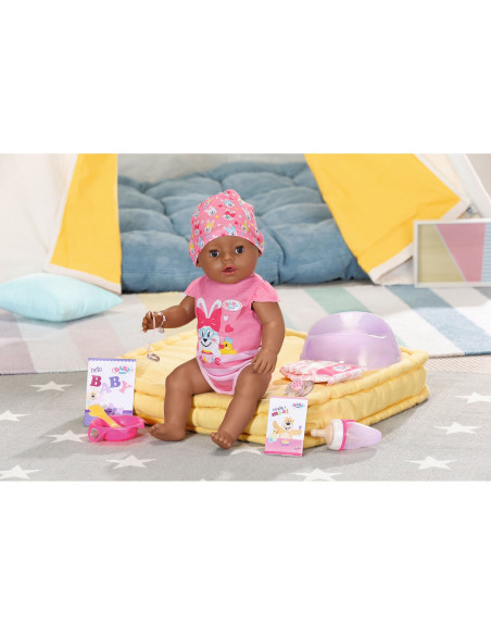Baby Born - Papusa Etnica Cu Suzeta Magica 43 Cm,ZF827970