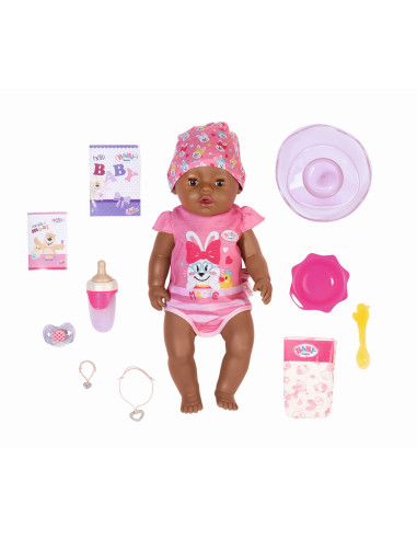 Baby Born - Papusa Etnica Cu Suzeta Magica 43 Cm,ZF827970