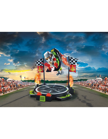 Playmobil - Stunt Show - Cascador Cu Jetpack,70836