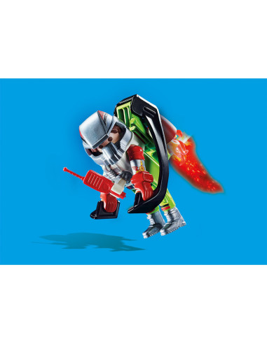 Playmobil - Stunt Show - Cascador Cu Jetpack,70836
