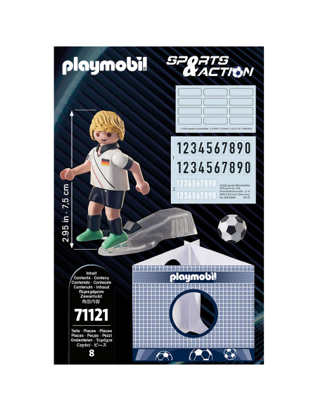 Playmobil - Jucator De Fotbal German,71121