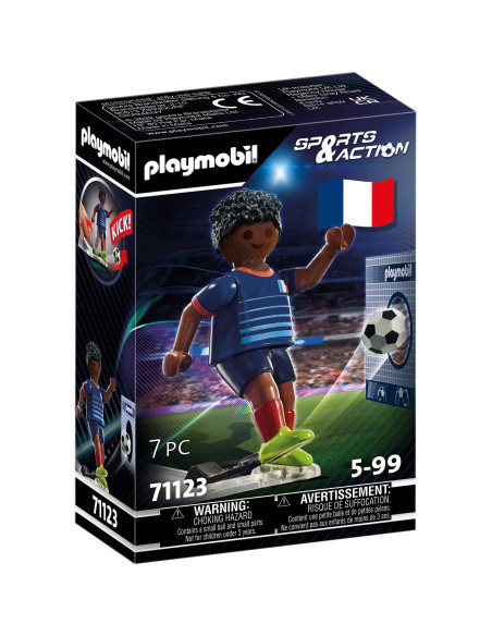 Playmobil - Jucator De Fotbal Francez Liga A,71123