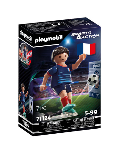 Playmobil - Jucator De Fotbal Francez Liga B,71124