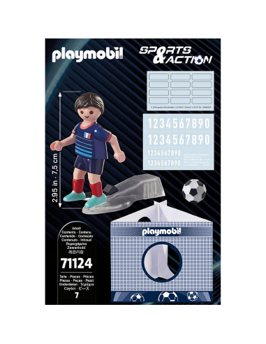 Playmobil - Jucator De Fotbal Francez Liga B,71124
