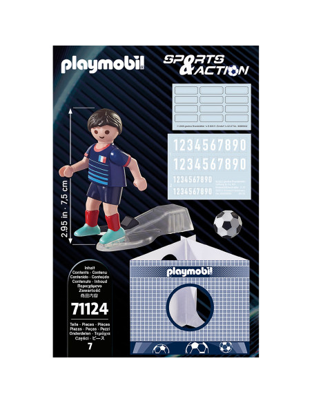 Playmobil - Jucator De Fotbal Francez Liga B,71124