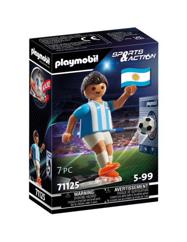 Playmobil - Jucator De Fotbal Argentinian,71125