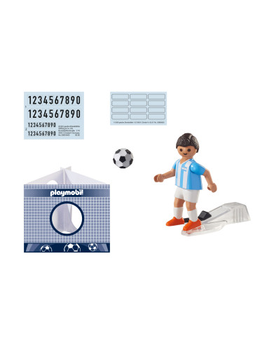 Playmobil - Jucator De Fotbal Argentinian,71125
