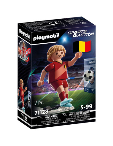 Playmobil - Jucator De Fotbal Belgian,71128