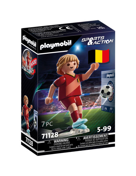 Playmobil - Jucator De Fotbal Belgian,71128
