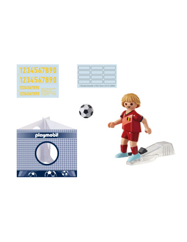 Playmobil - Jucator De Fotbal Belgian,71128