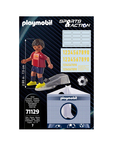 Playmobil - Jucator De Fotbal Spaniol,71129