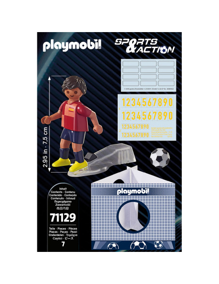 Playmobil - Jucator De Fotbal Spaniol,71129