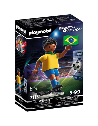 Playmobil - Jucator De Fotbal Brazilian,71131