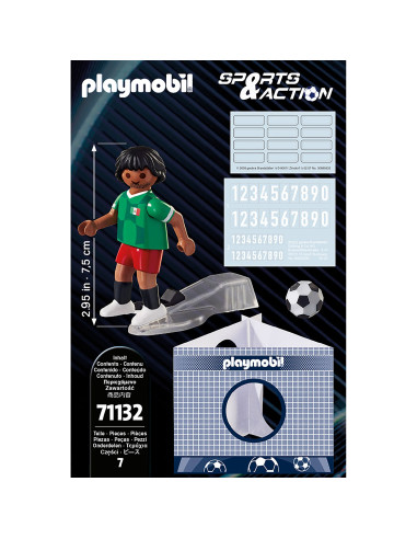 Playmobil - Jucator De Fotbal Mexican,71132