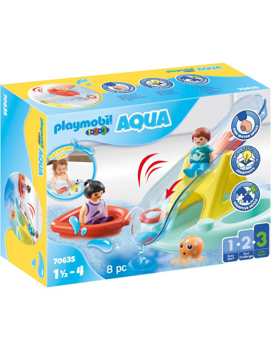 Playmobil - 1.2.3 Balansoar De Apa Si Barcuta,70635