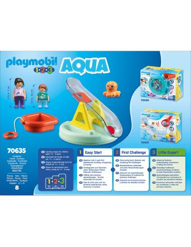 Playmobil - 1.2.3 Balansoar De Apa Si Barcuta,70635