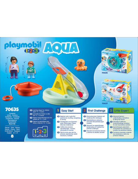 Playmobil - 1.2.3 Balansoar De Apa Si Barcuta,70635