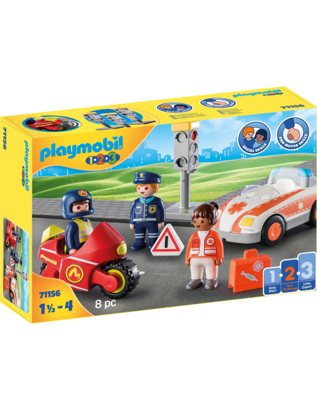 Playmobil - 1.2.3 Eroi Salvatori,71156