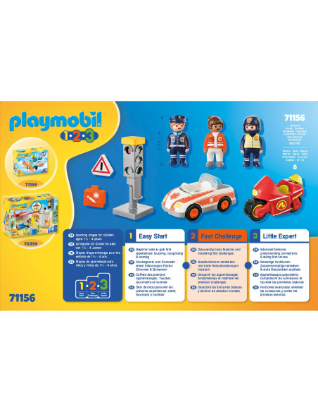 Playmobil - 1.2.3 Eroi Salvatori,71156