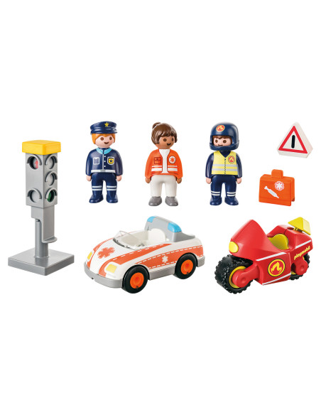 Playmobil - 1.2.3 Eroi Salvatori,71156