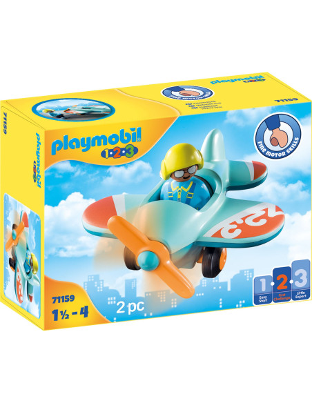 Playmobil - 1.2.3 Avion,71159