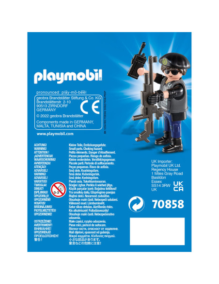 Playmobil - Figurina Politist,70858
