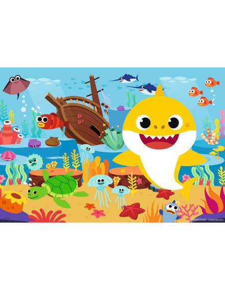 Puzzle Baby Shark, 2X12 Piese,RVSPC05123