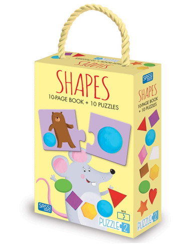 Puzzle (20 piese) cu carte - Forme,978-88-6860-992-4