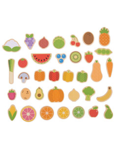 Set magnetic - Fructe si Legume,BJ273 2