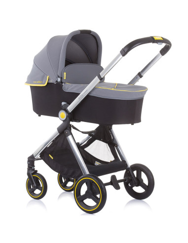 Carucior Chipolino Elite 3 in 1 platinum,KKET02202PL