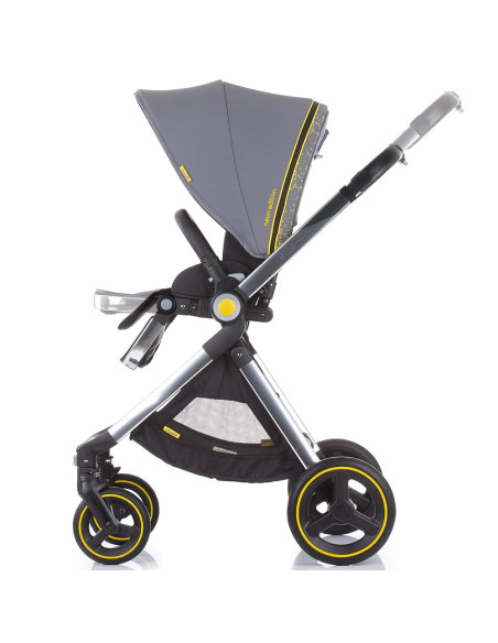 Carucior Chipolino Elite 3 in 1 platinum,KKET02202PL