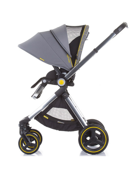 Carucior Chipolino Elite 3 in 1 platinum,KKET02202PL
